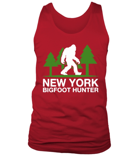 New York Bigfoot Hunter Funny Sasquatch T-Shirt Tank Top Unisex