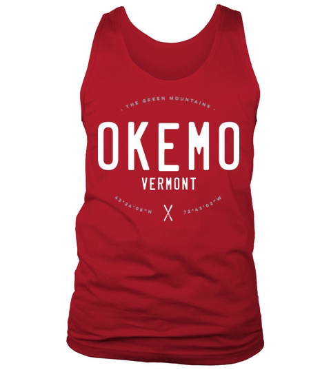 Okemo Mountain Vermont Graphic Distressed Vintage Tank Top Unisex