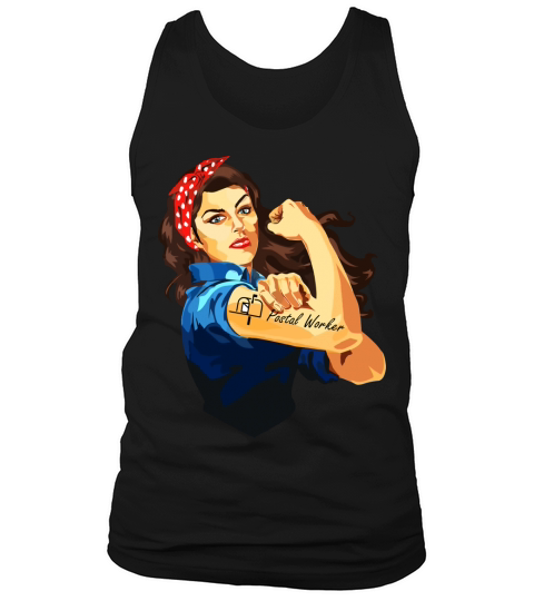 Postal Worker Frontline Workers Nurse Strong Rosie Riveter Tank Top Unisex