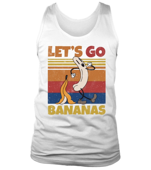 Retro Lets Bananas Funny Butt Banana Tank Top Unisex