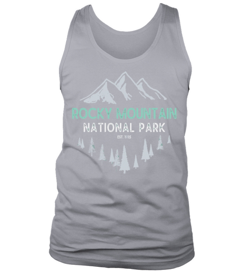 Rocky Mountain Vintage National Park Colorado Souv Tank Top Unisex
