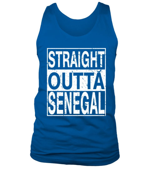 Senegal Straight Outta Senegal Tank Top Unisex