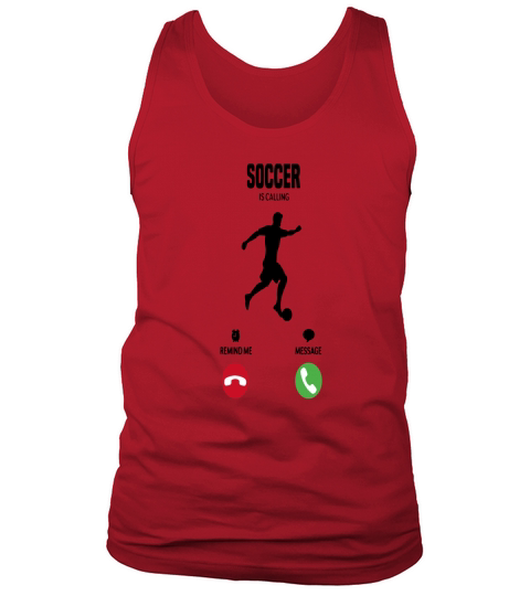 Soccer is calling! gift - Womenâ€™s Premium Hoodie Tank Top Unisex