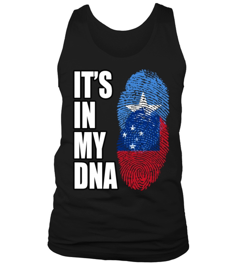 Somali And Samoan Vintage Heritage DNA Flag Tank Top Unisex