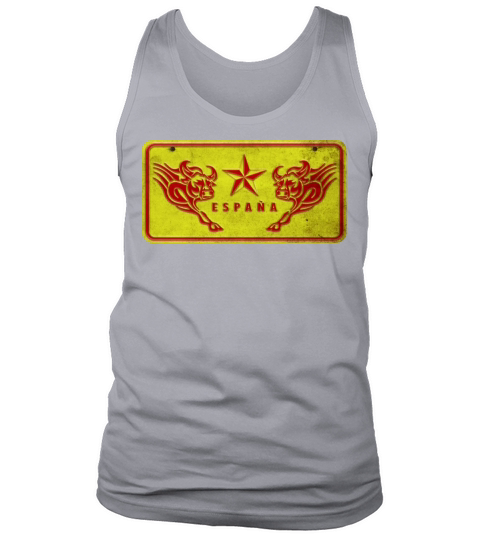 Spain Bull Vintage Sign Tank Top Unisex