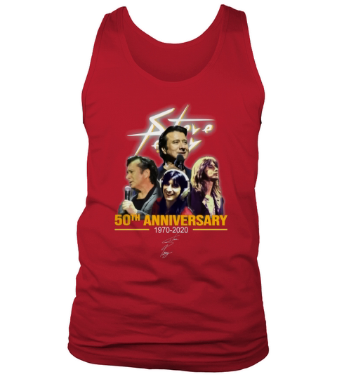 Steve Perry 50th anniversary 1970-2020 signature shirt Tank Top Unisex