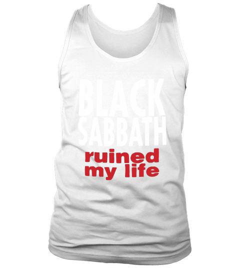 Vintage 1990s Black Sabbath Ruined My Life Tank Top Unisex