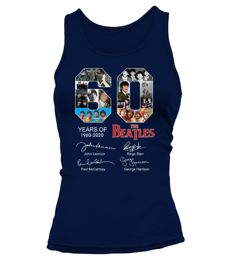 60 years of The Beatles 1960 2020 signatures autographed shirt Tank top Woman