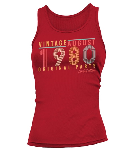 August 1980 Limited Edition Tank top Woman