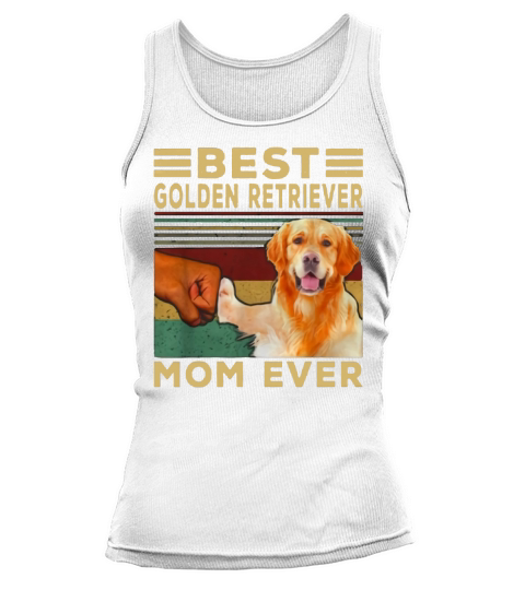 Best Golden Retriever Mom ever vintage shirt Tank top Woman