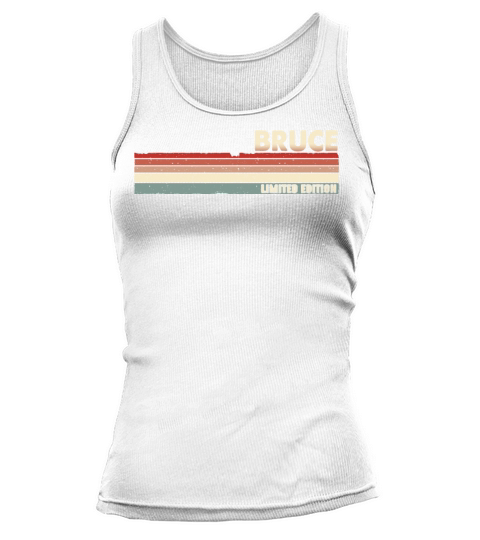 Bruce - Funny Retro Vintage Name 80s 90s Tank top Woman
