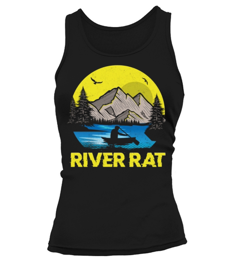 Canoe Canoeing Vintage Retro River Tank top Woman