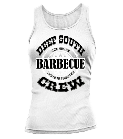 Deep South Barbecue Crew Low and Slow Smoked BBQ Tank top Woman