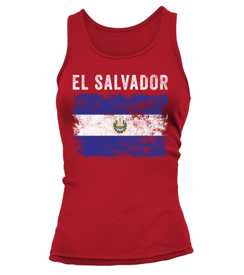 El Salvador Flag Vintage Salvadoran Flag Tank top Woman