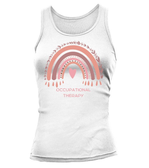 Heart Rainbow Occupational Therapy Tank top Woman