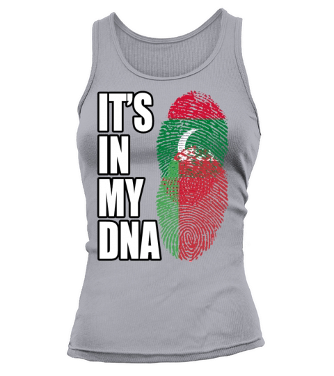 Maldivian And Belarusian Mix Heritage DNA Flag Tank top Woman
