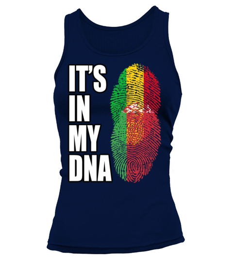 Malian And Belarusian Mix Heritage DNA Flag Tank top Woman