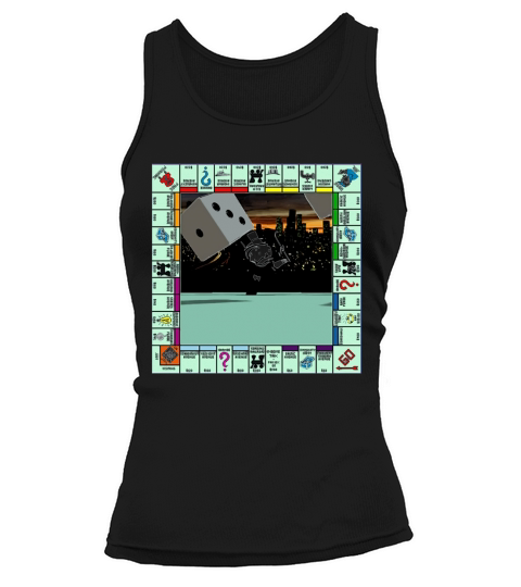Monopoly Retro Game Board shirt Tank top Woman
