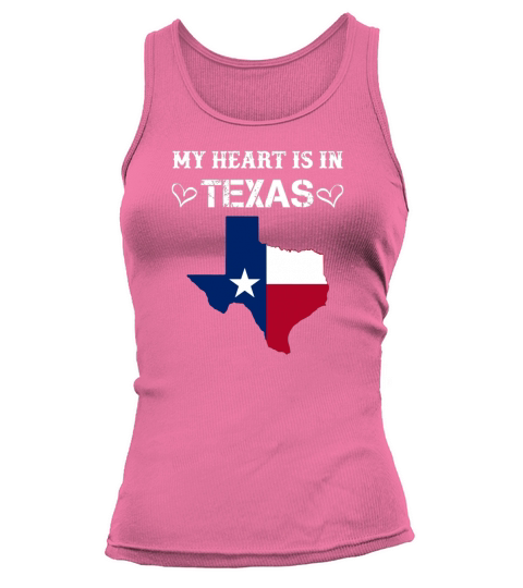 My heart is in Texas Tank top Woman