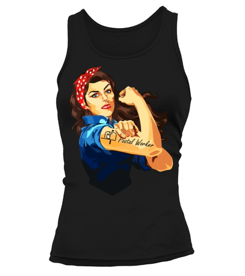 Postal Worker Frontline Workers Nurse Strong Rosie Riveter Tank top Woman