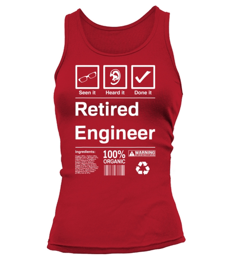 Retired Engineer T-Shirt Tank top Woman