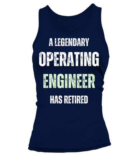 Retired Operating Engineer vintage retirement Tank top Woman