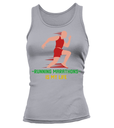 Running marathons is my life Tank top Woman