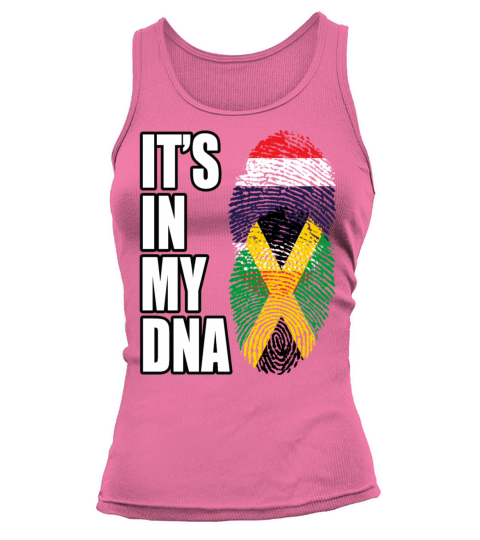 Thai And Jamaican Vintage Heritage DNA Flag Tank top Woman