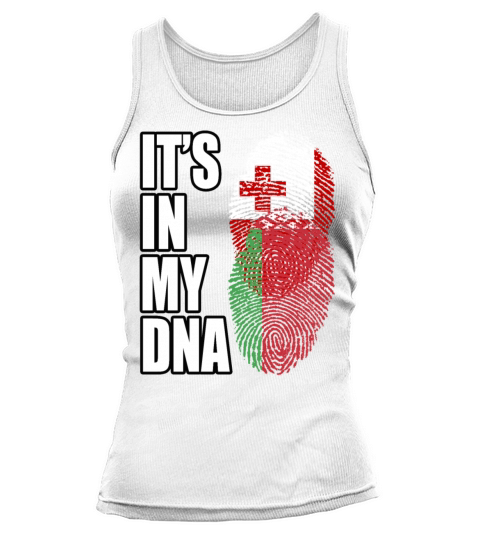 Tongan And Belarusian Mix Heritage DNA Flag Tank top Woman