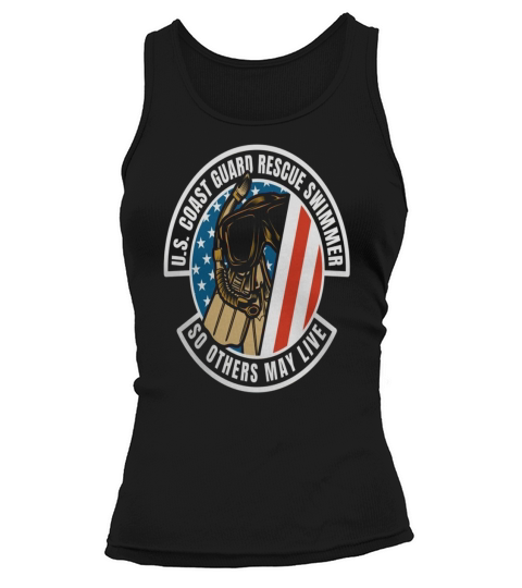 us coast guard rescue swimmer Tank top Woman