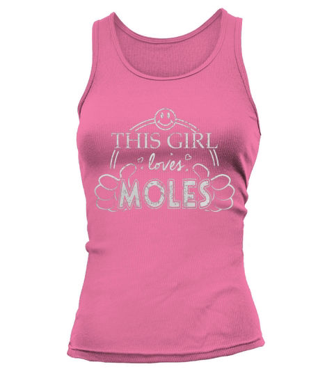 Veterinary Nursing Vet Tech Girl Loves Moles Shirt Tank top Woman
