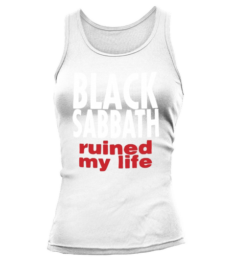 Vintage 1990s Black Sabbath Ruined My Life Tank top Woman