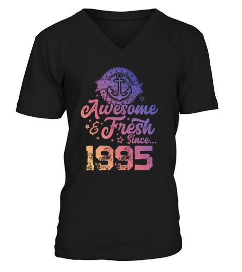 1995 awesome fresh V-Neck T-shirt