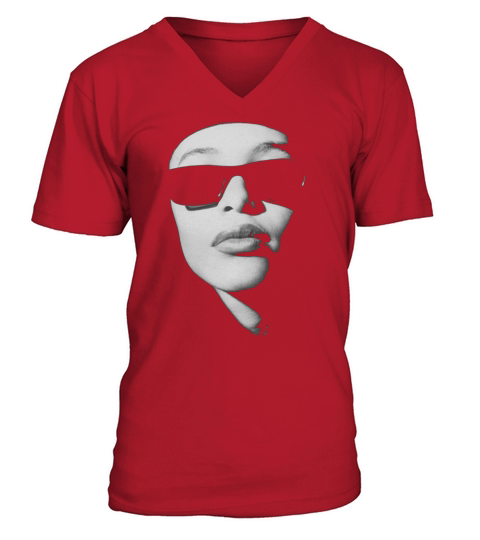 Aaliyah Fans Art TShirt V-Neck T-shirt