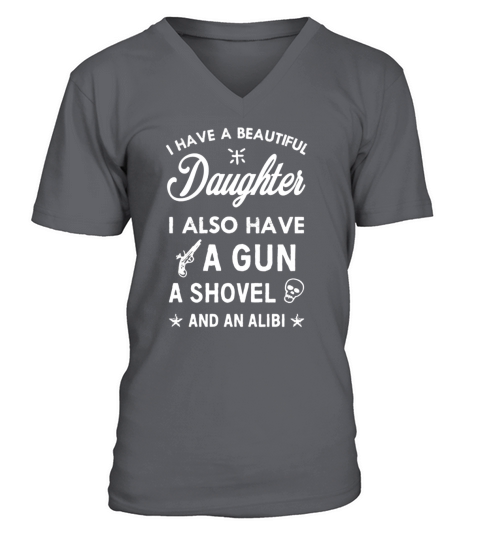 Beautiful Daughter V-Neck T-shirt
