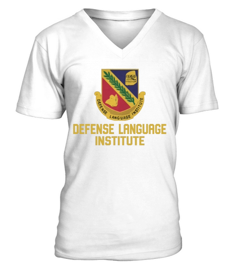 Defense Language Institute. V-Neck T-shirt
