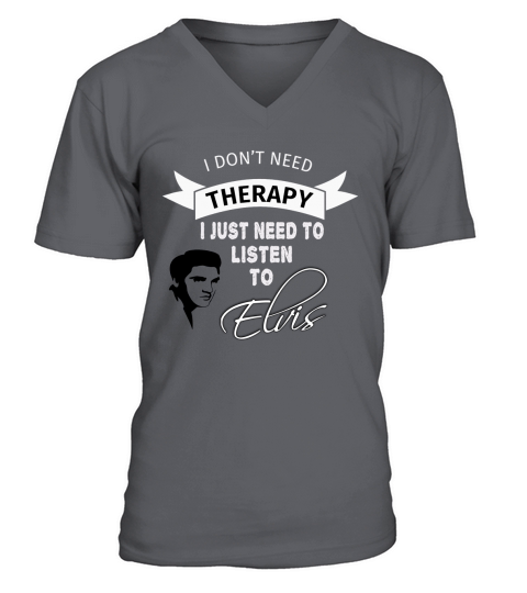 Elvis Presley Therapy V-Neck T-shirt