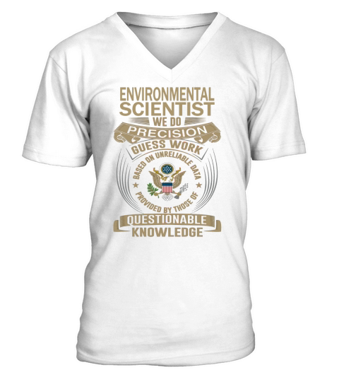 ENVIRONMENTAL SCIENTIST Wedo V-Neck T-shirt