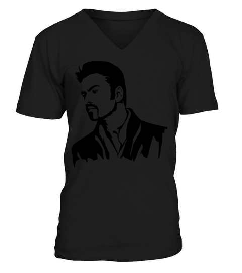 George Michael V-Neck T-shirt