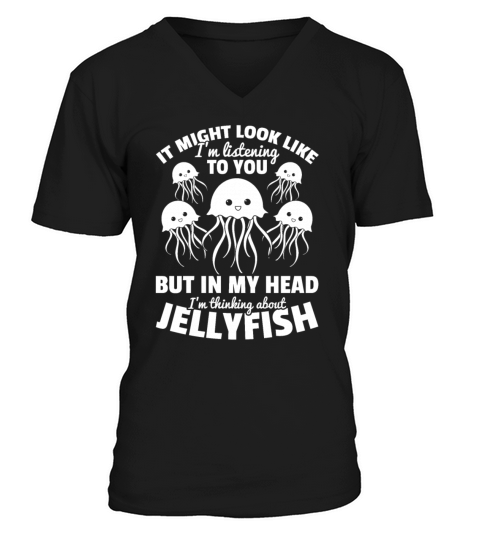 It Might Look Like Im Listening But In My Head V-Neck T-shirt
