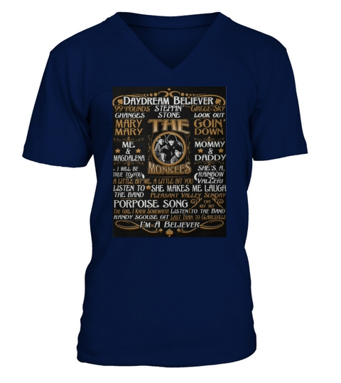 Limited Editon! Must have shirt for The Monkees Fans V-Neck T-shirt