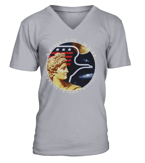 NASA Apollo 17 tee T-Shirt V-Neck T-shirt