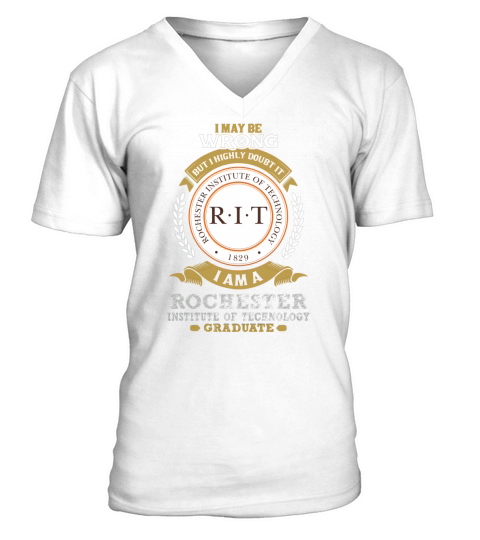 Rochester Institute of Technology V-Neck T-shirt