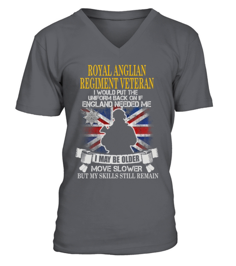 Royal Anglian Regiment V-Neck T-shirt