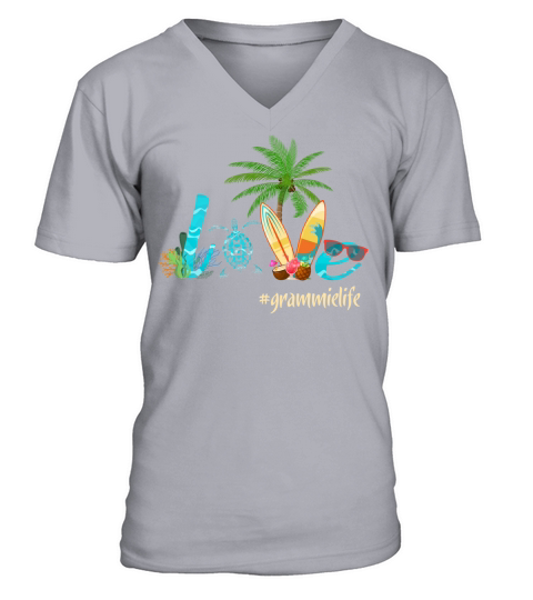Summer Sea Love Grammielife Funny Gift 2020 V-Neck T-shirt