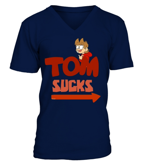 TOM SUCKS  EW TORD EDDSWORLD MATCHING TEE V-Neck T-shirt