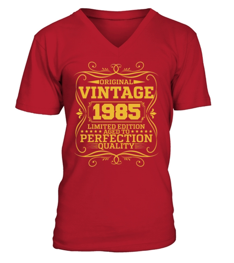 Vintage 1985 Original Limited Edition V-Neck T-shirt