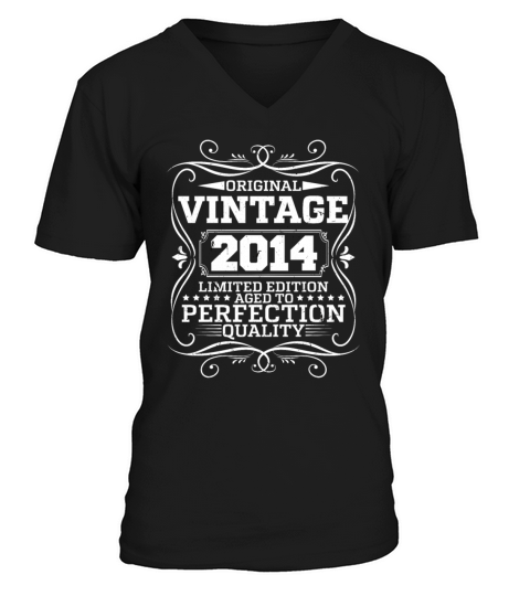 Vintage 2014 Original Limited Edition V-Neck T-shirt