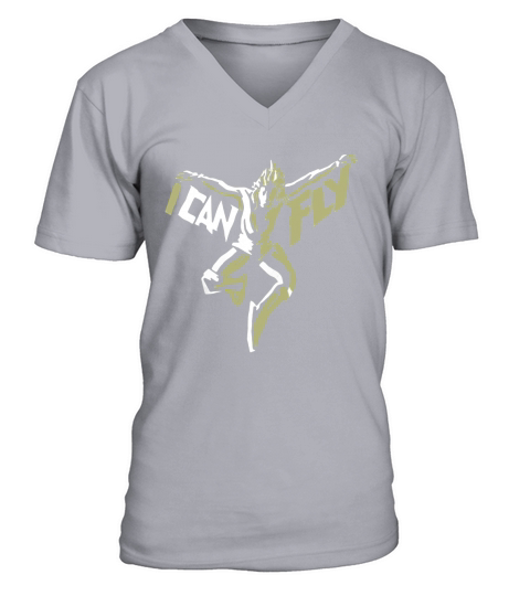 Vintage WWE Kofi Kingston I Can Fly Ladies V-Neck T-shirt
