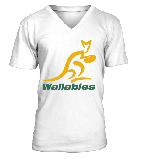 Wallabies Rugby V-Neck T-shirt